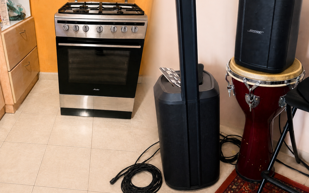 Where Needed Most – Stove and Speakers